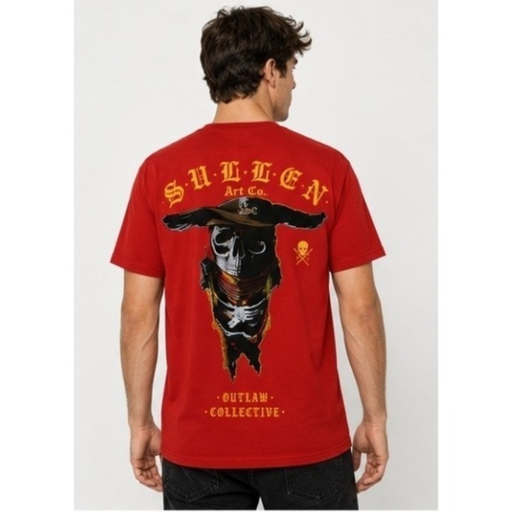 Sullen Art Collective Desperado Premium Short Sleeve T-shirt Men Medium NWT L100